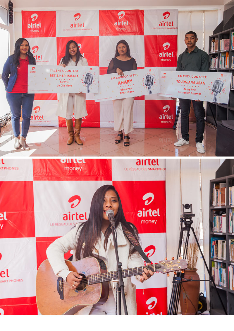 Betia Herimalala gagne le concours d’Airtel Madagascar et obtient un coup de pouce pour la réalisation de son clip