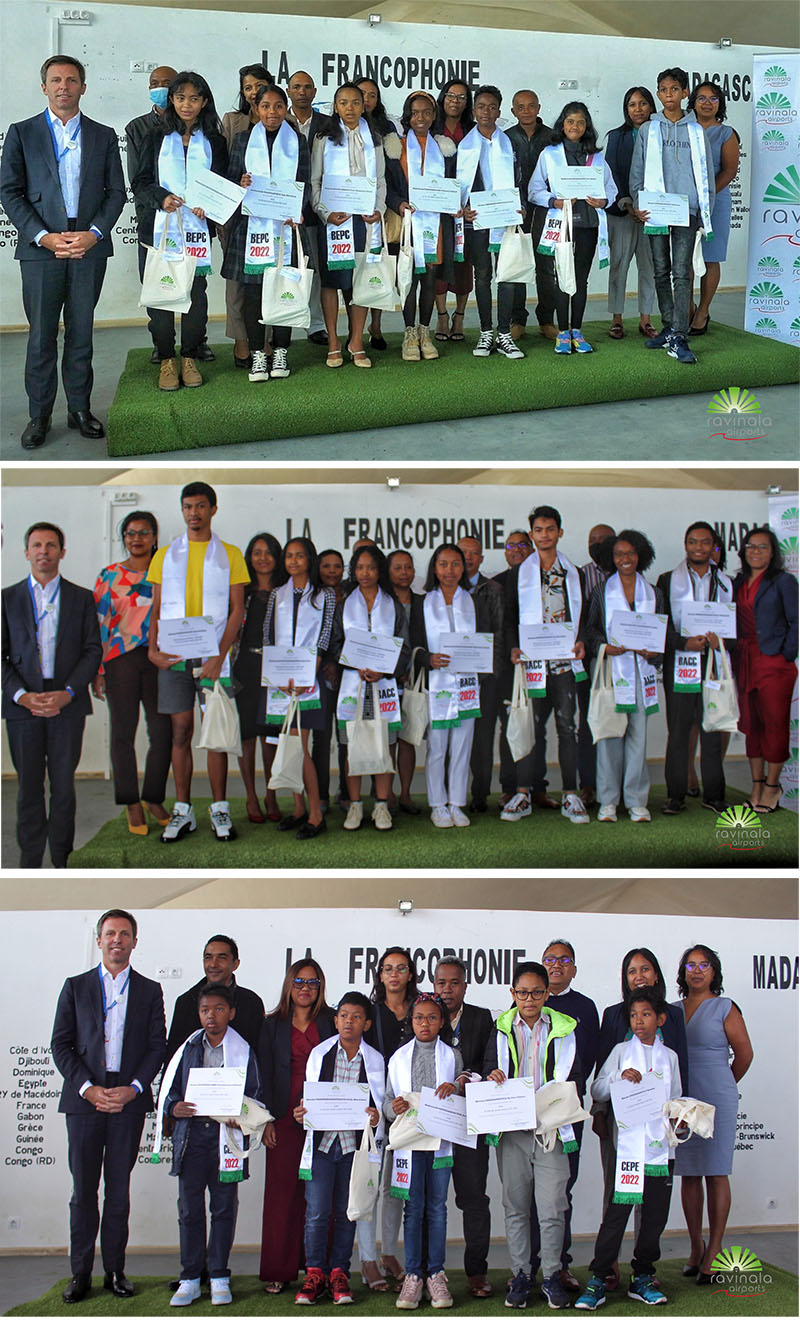 Ravinala Airports récompense les enfants de ses collaborateurs ayant réussi au Cepe, Bepc et Baccalauréat